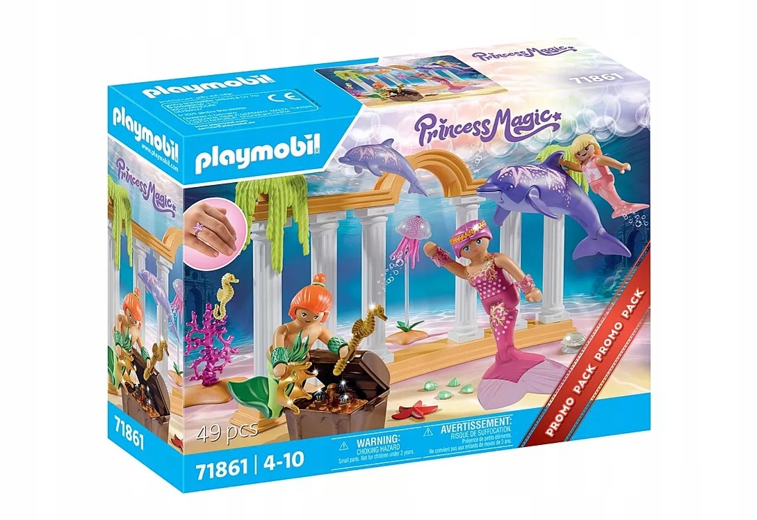 Playmobil 71861 Morské panny s pokladom a delfínom